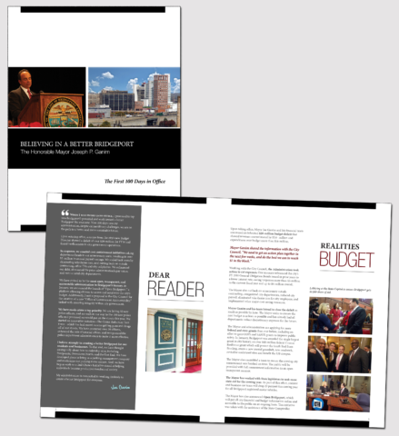 City of Bridgeport book and brochure production