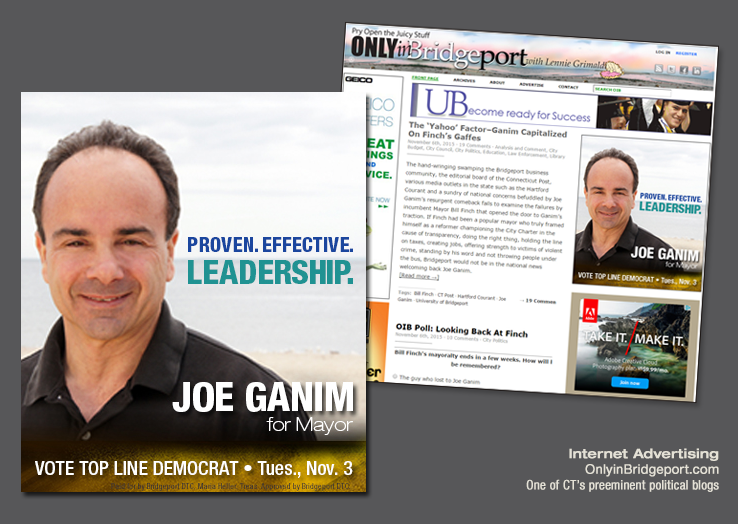 political campaign web ad Joe Ganim