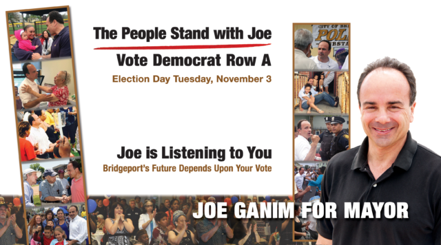 political campaign walk card Joe Ganim